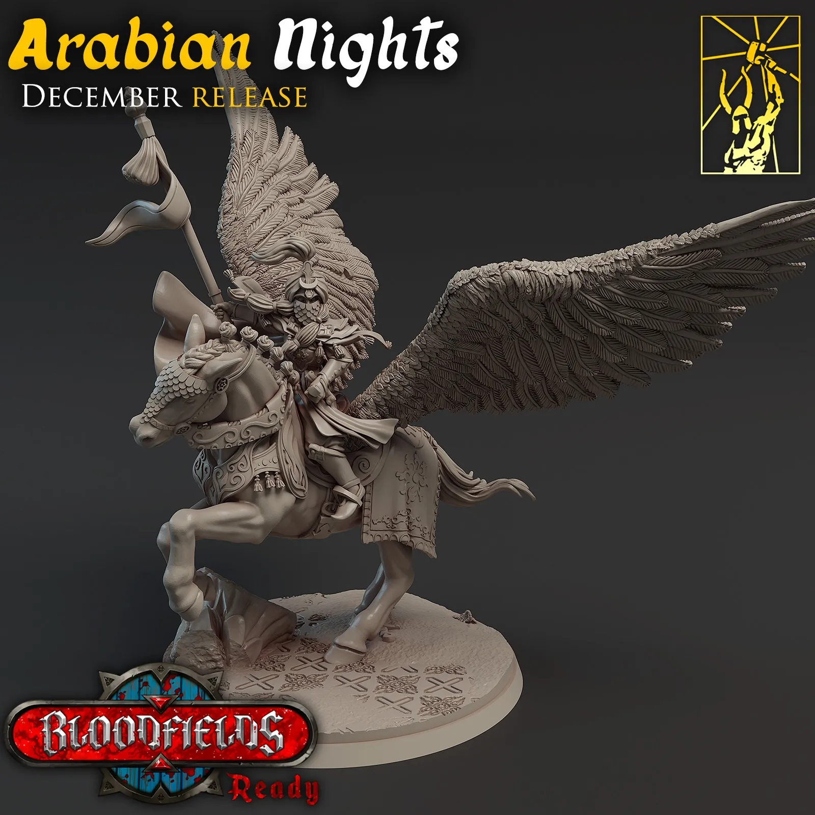 pegasus, cavalaria, arabe, deserto, areia, montaria