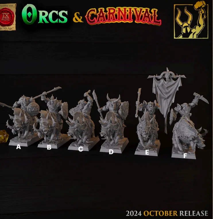 guerreiro, masculino, homem, orc, montaria