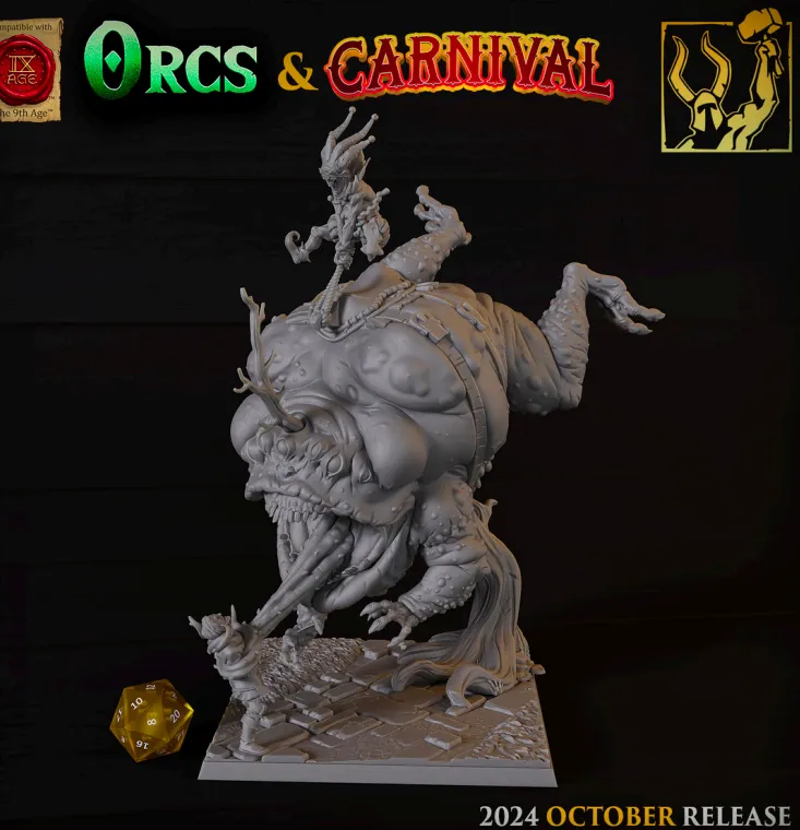 mago, orc, masculino, homem, circo, montaria, sapo