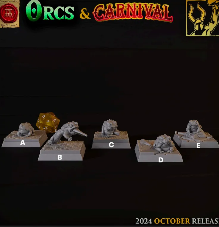 sapos, sapos, carnaval