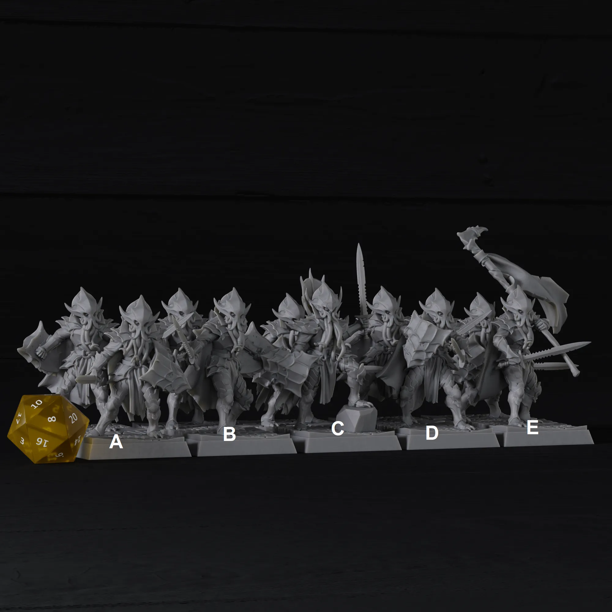 Horda, mindflayer, guerreiros