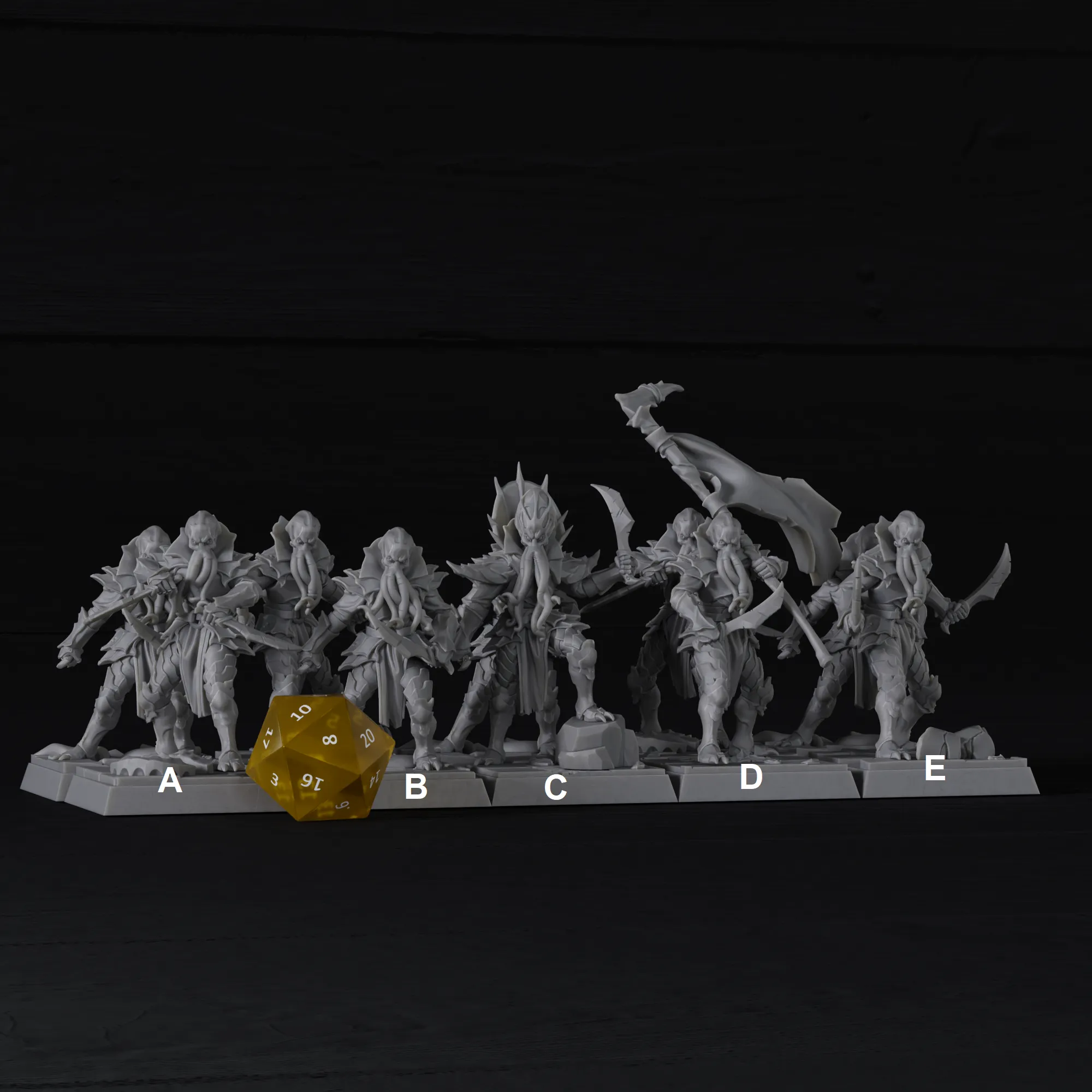 Horda, mindflayer, guerreiros