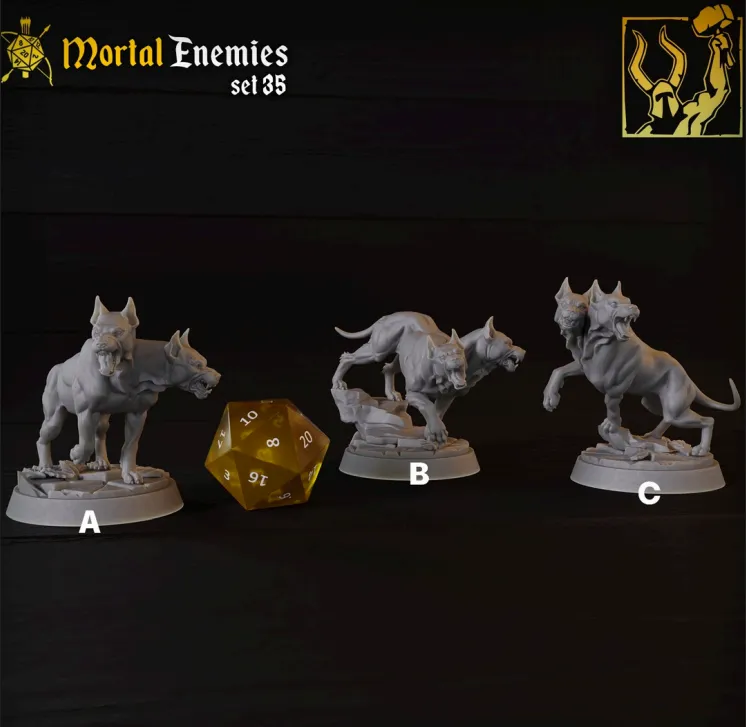 criatura, monstro, cachorro, demonio