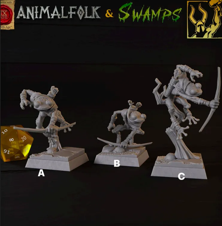 sapo, arqueiro, criatura, monstro,