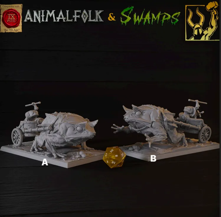 sapo, carruagem, criatura, monstro,