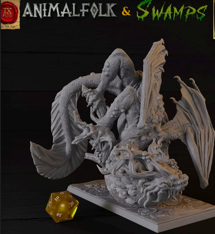 dragão, dragões, pântano, criatura, monstro,