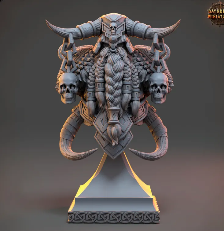 busto, orc, anão, anões,