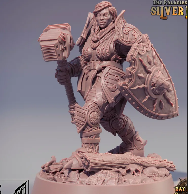 paladino, paladina, humano, humana, feminino, feminina, mulher