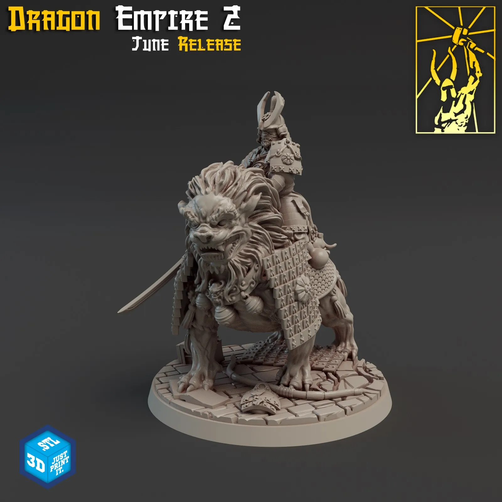 samurai, homem, masculino, montaria, animal, criatura