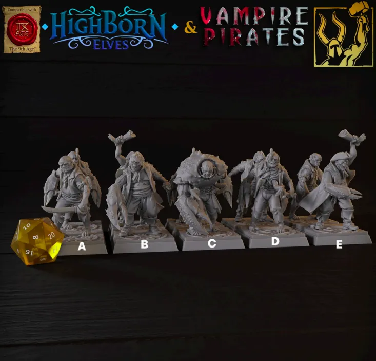 ghouls, ghoul, pirata, masculino, homem