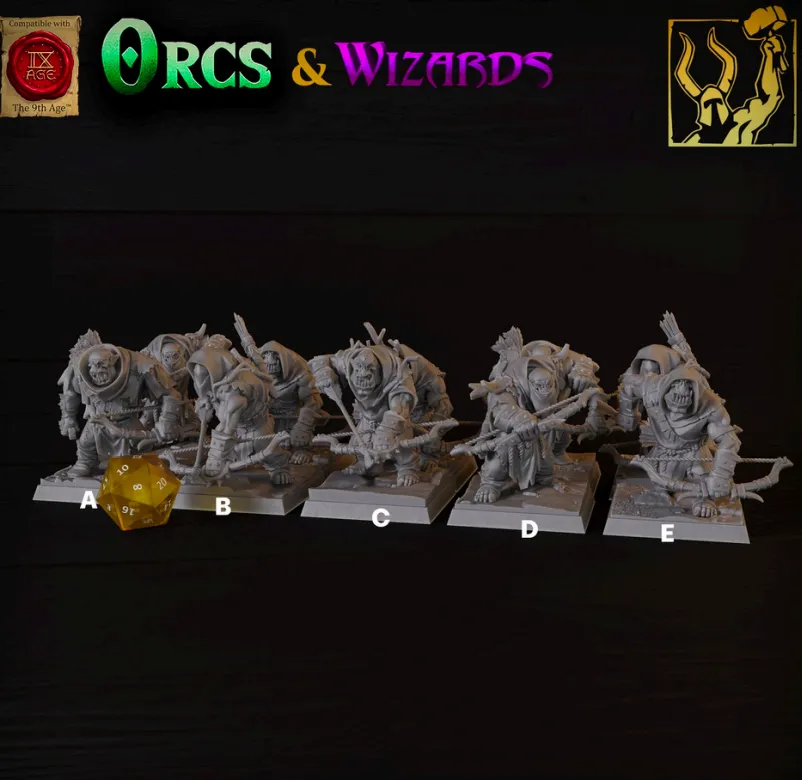 orc, ogro, arqueiro, batedor