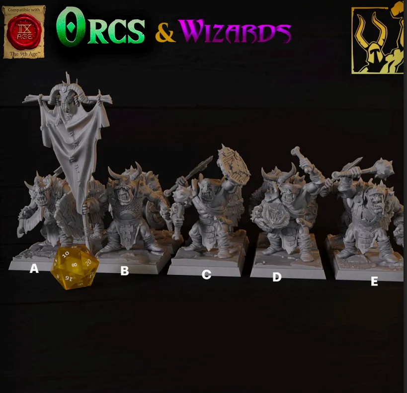 orc, ogro, guerreiro, bruto