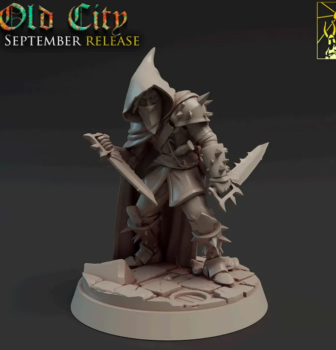 assassino, caçador, sombrio, humano, homem, masculino