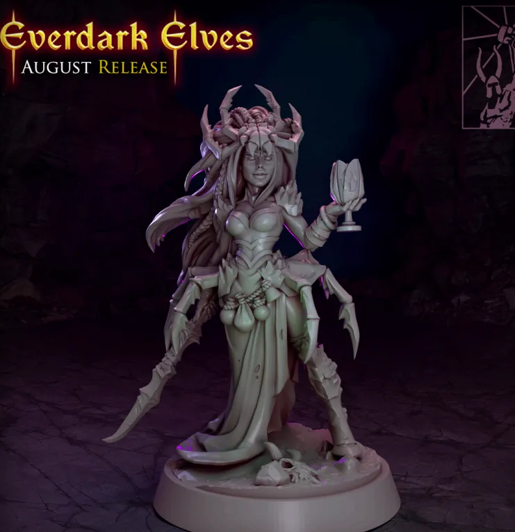 feiticeira, elfa, feminino, mulher, taça, aranha, magia, magica, maga, mago, bruxa