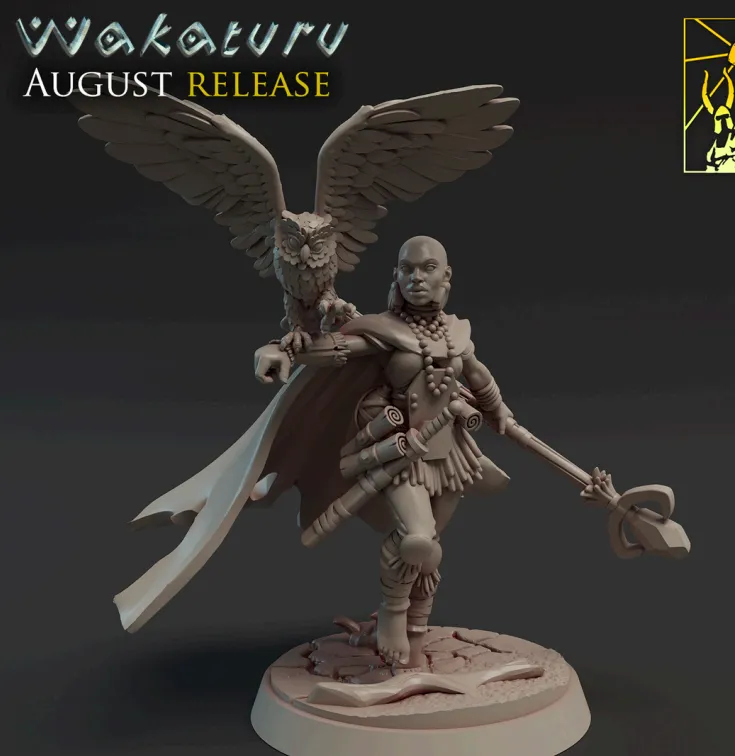 careca, mulher, feminino, passaro, animal, animais, coruja, voador, asa, monge, cajado