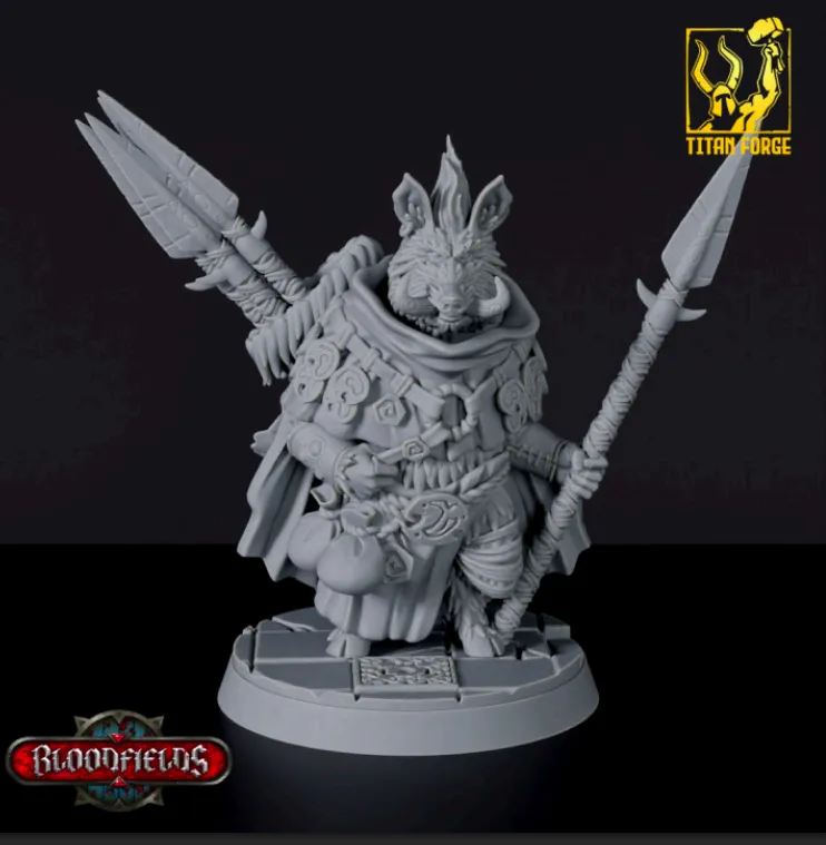 guerreiro, criatura, monstro, javali, animal, animais, lança, licantropo, licantropia