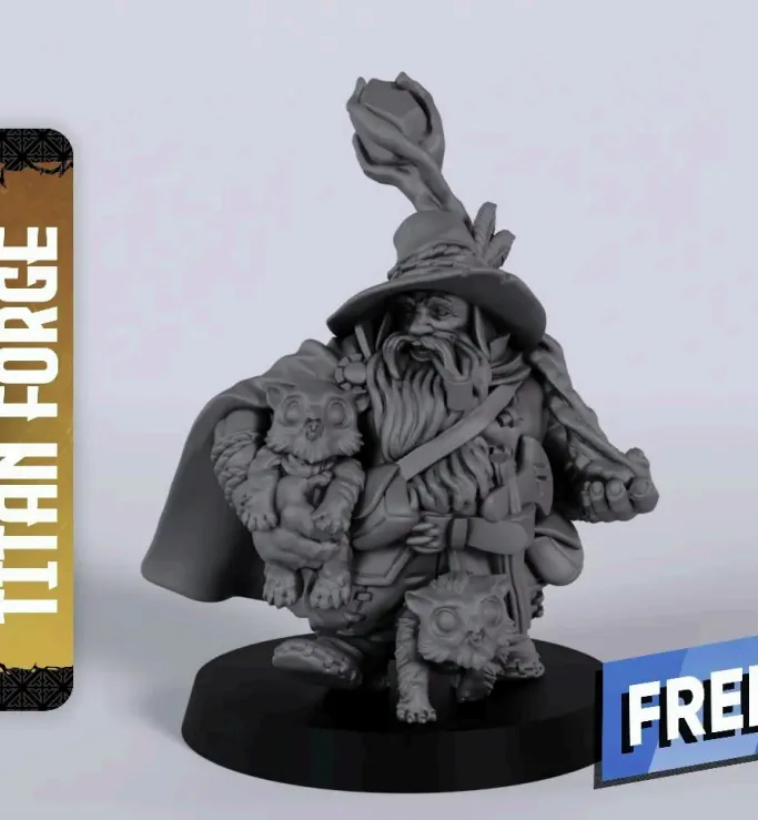 anão, anões, druida, homem, masculino, animal, animais