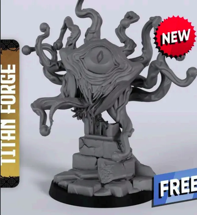 beholder, olho, mágico, aberração, criatura, monstro