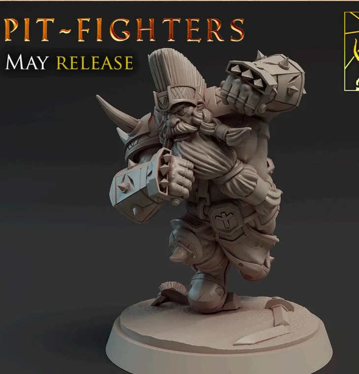 gladiador, guerreiro, humano, masculino, homem, anão, anões