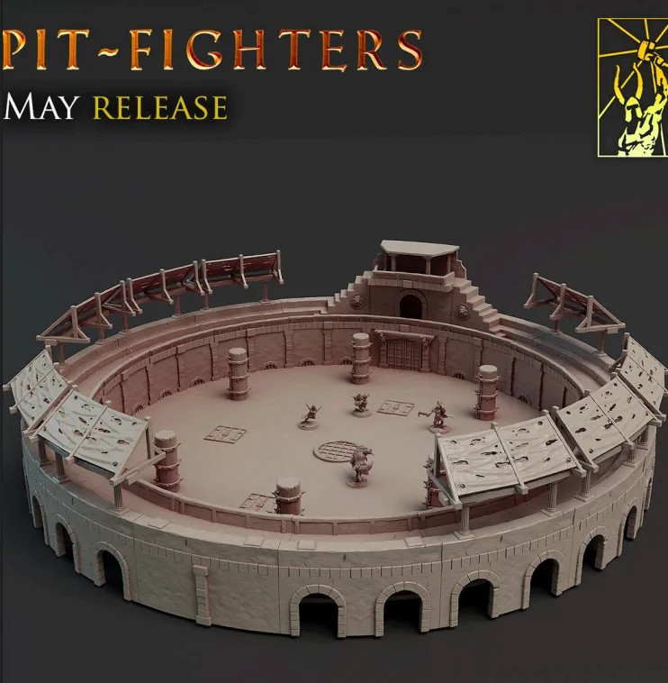 cenário, coliseu, arena, construção, item, cidade, gladiador, roma