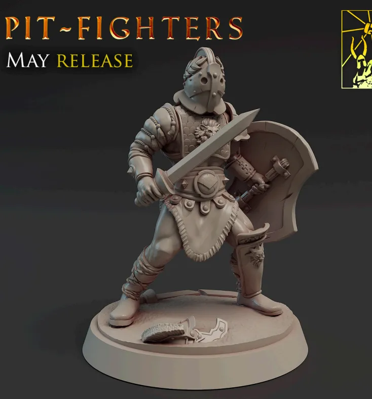 gladiador, guerreiro, humano, masculino, homem