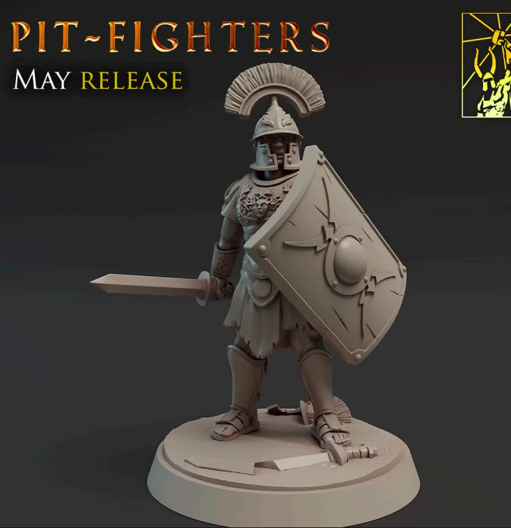 gladiador, guerreiro, humano, masculino, homem