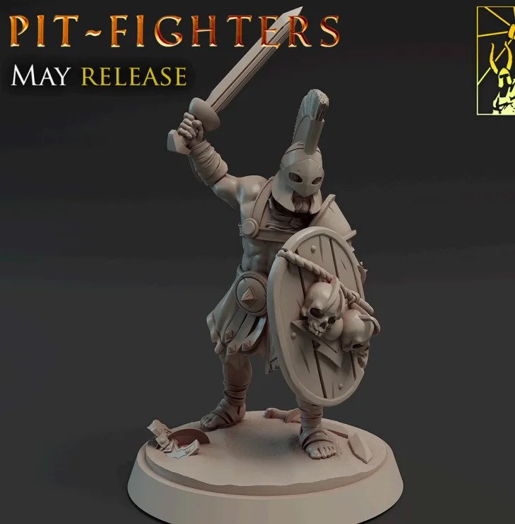 gladiador, guerreiro, humano, masculino, homem, caveira