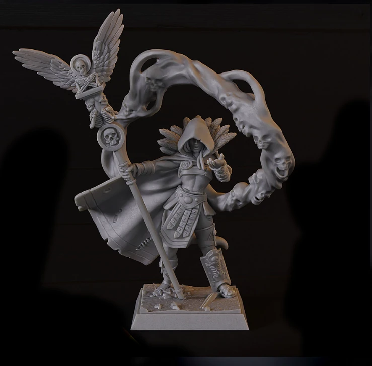 necromante, necromancia, feminino, mulher, invocadora