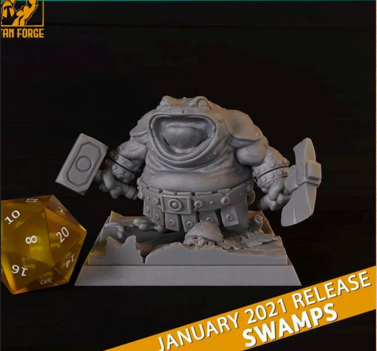 brutamontes, bruto, criatura, sapo, monstro, pântano