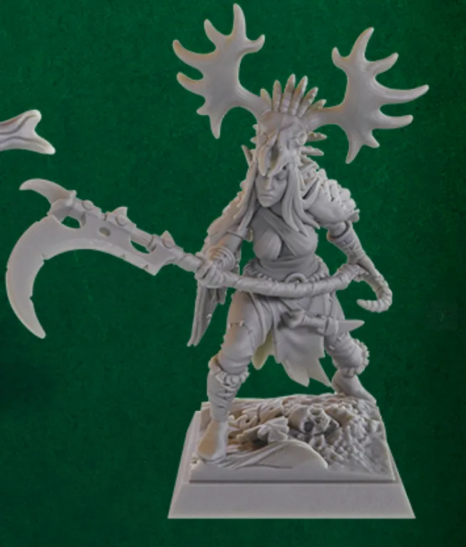 elfo, elfa, guerreiro, guerreira, pântano, feminino, mulher