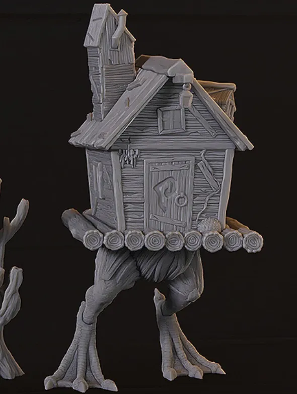 cenário, construção, casa, pântano, item, itens