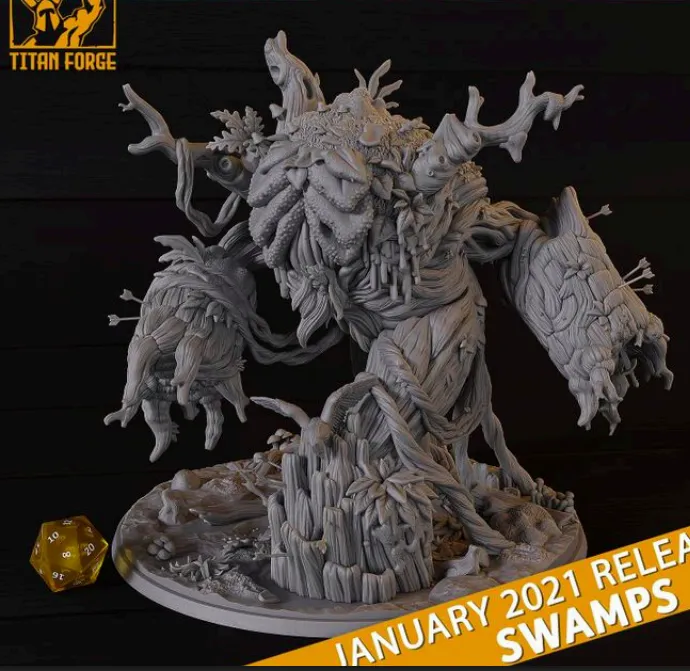 musgo, elemental, criatura, pântano, monstro