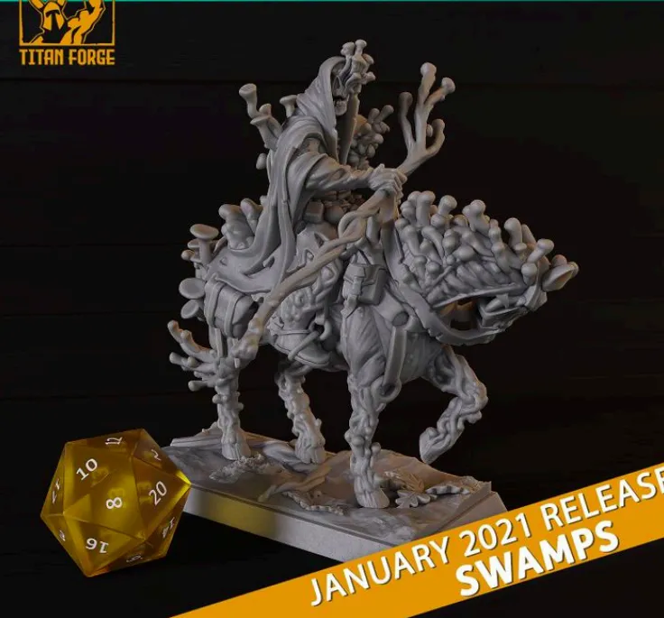 necromante, cogumelo, fungo, mágico, magia, invocador, criatura, sapo, pântano, monstro