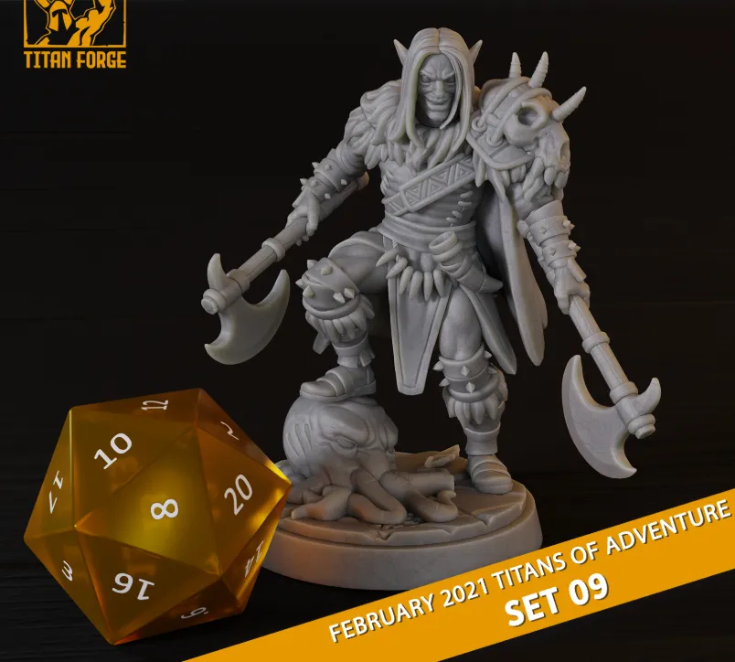 elfo, bárbaro, arma de duas mão, mãos,s, machado, chifres, lula, polvo, homem, masculino