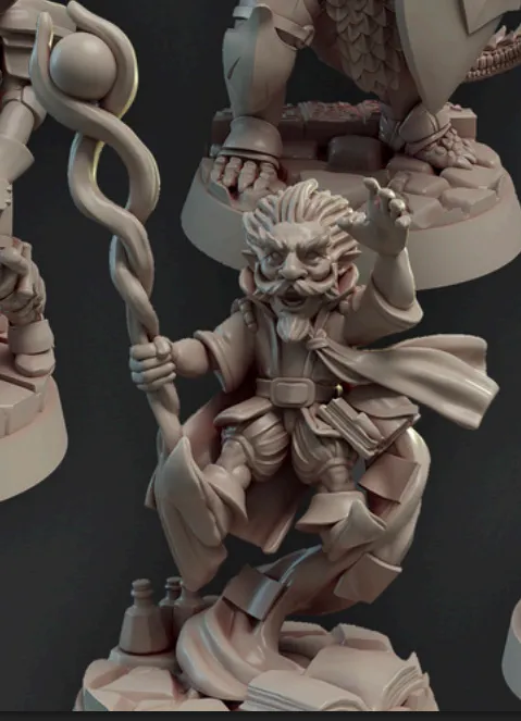 gnomo, mago, magia, magico, cajado, poção