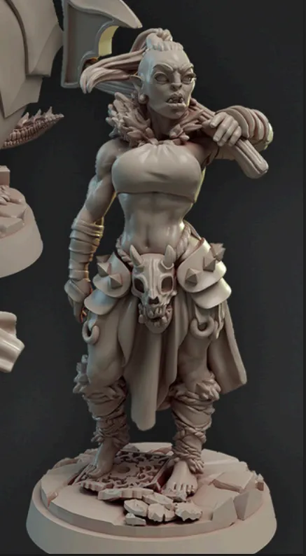 meio orc, meia orc, meio ogro, meia ogra, bárbaro, bárbara