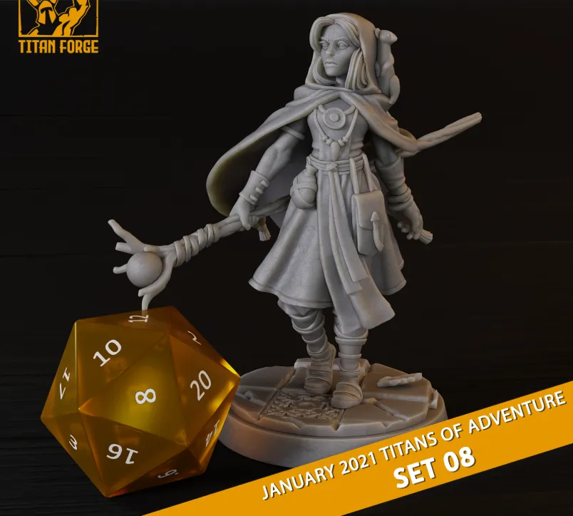 humano, humana, druida, natureza, magia, maga, animal, animais, animais, mulher, feminino, cajado, lontra