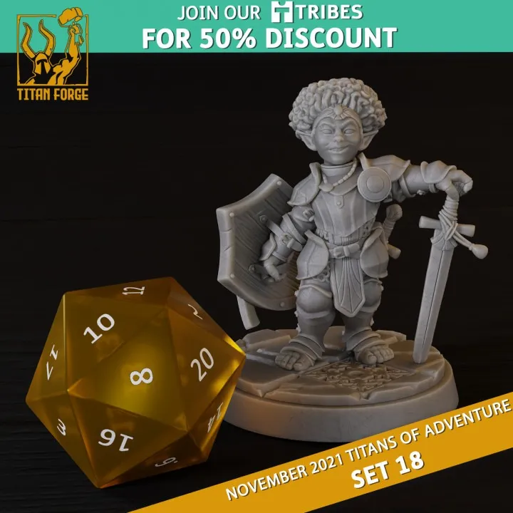 gnomo, gnoma, feminino, mulher, guerreiro, guerreira, espada, escudo, cabelo enrolado, cacheado, ondulado