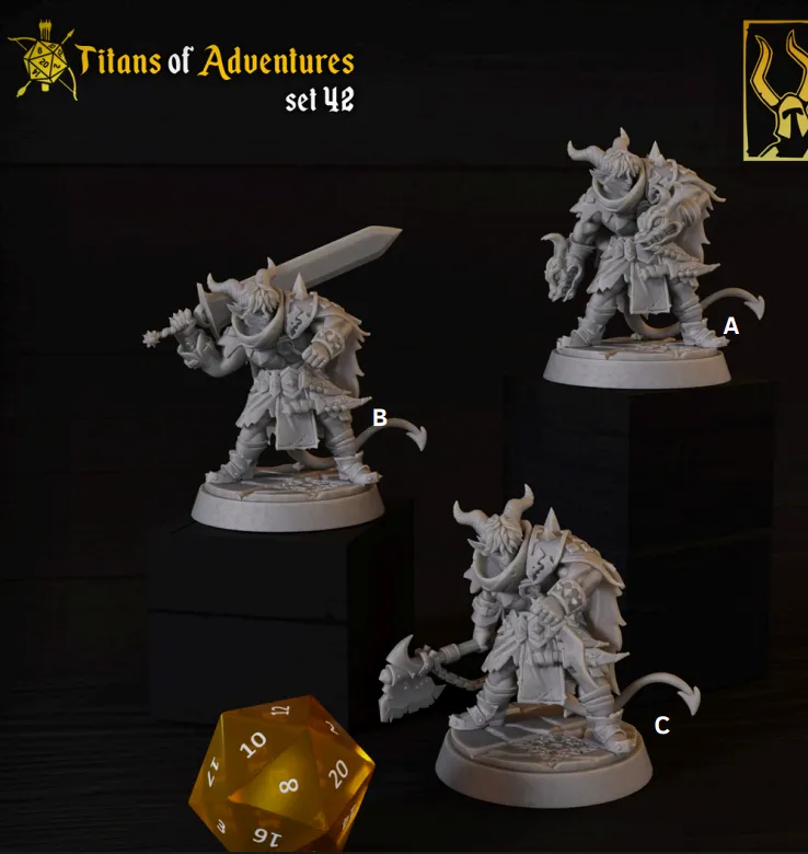 tiefling, bárbaro, chifres, masculino, homem