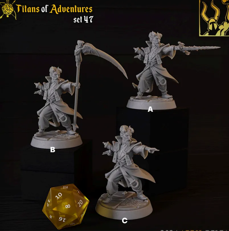 tiefling, mago, feiticeiro, chifres, magia, magico, homem, masculino