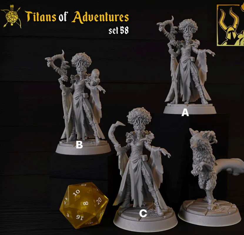 druida, fungo, natureza, magia, magico, magica, mulher, feminino, lobo, animal, animais, animais, cajado, enrolado, cacheado, ondulado, crespo planta