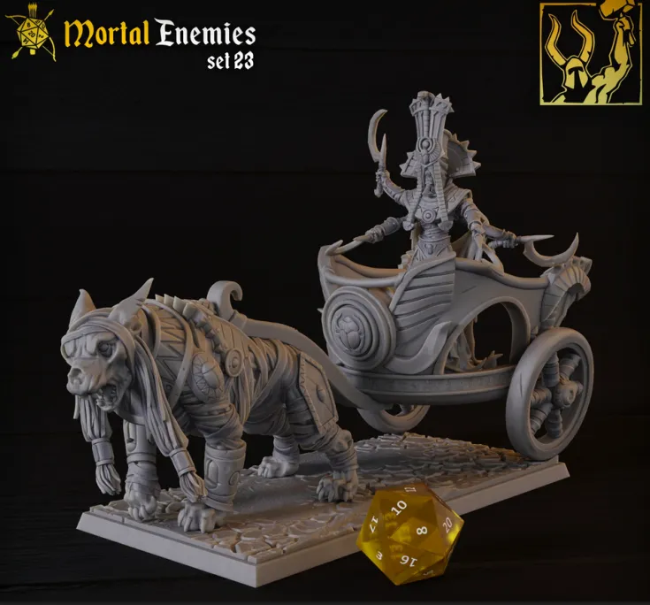 deus, carroça, morto vivo, cavalo, mumia, deserto, egito, egípcio, areia, criatura, monstro, demonio