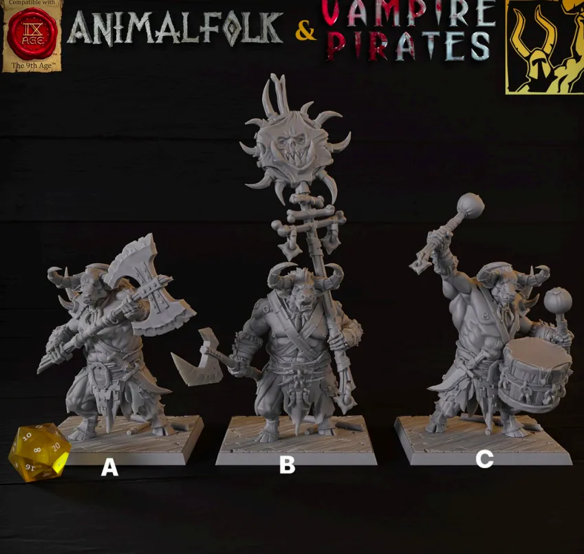 minotauro, chifre, besta, tambor, instrumento musical, bardo, musica, totem, machado, criatura, guerreiro, animal, animais, animais,