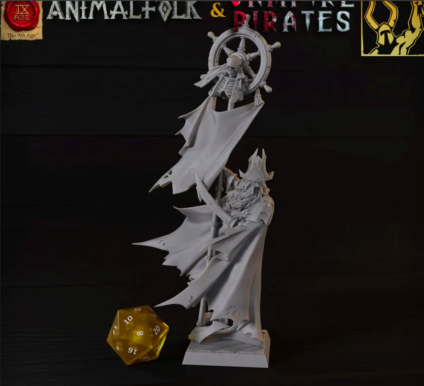 vampiro, pirata, morto vivo, totem, madeira