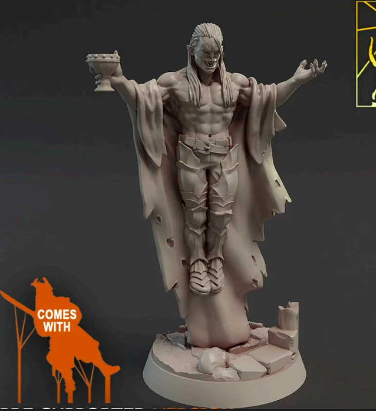 vampiro, homem, masculino, longo, sem camiseta, voador, levitação, levitar, taça