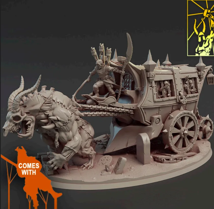 carroça, veículo, cenário, vampiro, animal, animais, item, itens, morto vivo, presos, doutor, medico, montaria, criatura, monstro