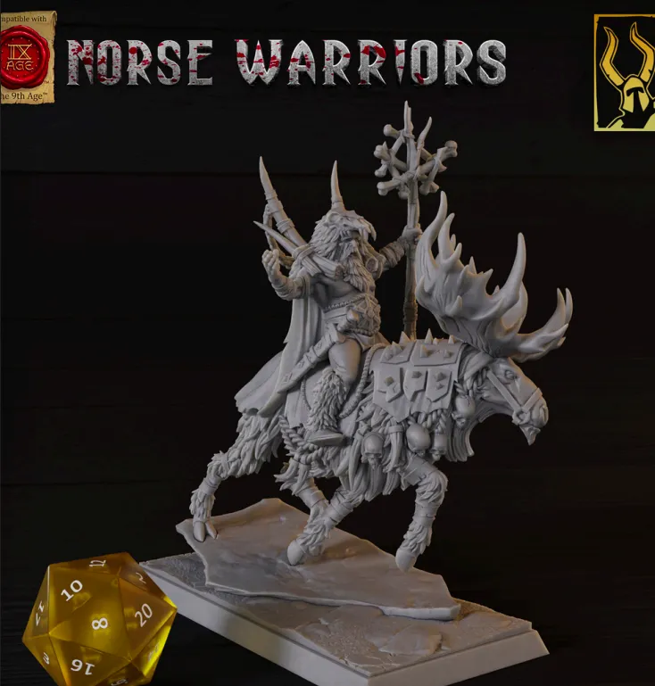 druida, alce, montaria, animal, animais, animais