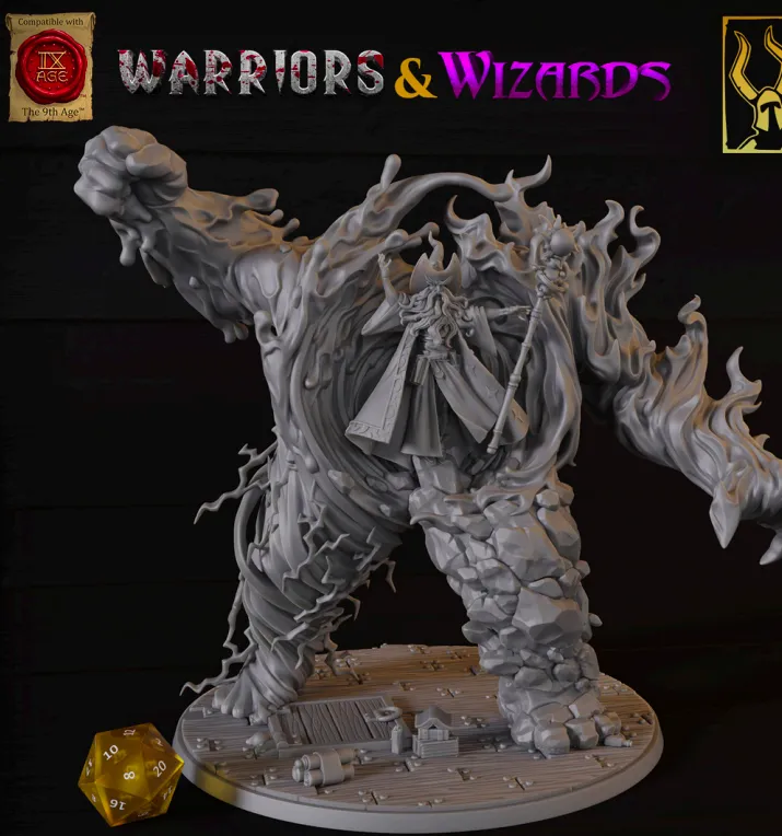 montaria, escola de magia, elemental, gigante, criatura, magia, magico, magica, monstro, arqui mago, mago, magia, magico, homem, masculino, cajado, poder, raio, fogo, agua, terra, pedra