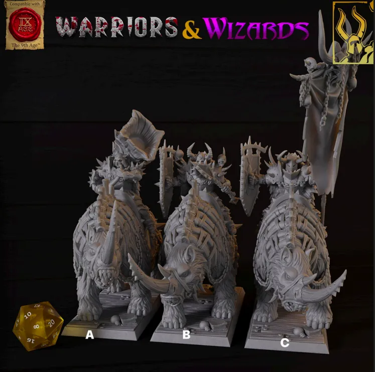 homem, masculino, cavaleiro, rinoceronte, montaria, animal, animais, guerreiro, armadura, bandeira, totem, berrante, escudo