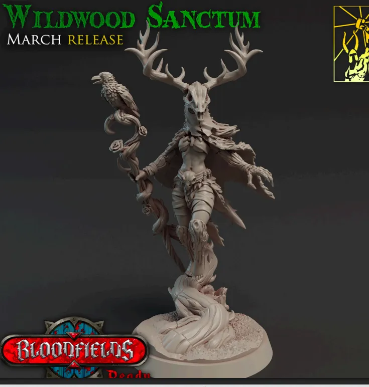 bruxa, maldição, magia, magica, mulher, feminino, passaro, cajado, arvore, tronco, mascara, chifre, cabeça de osso